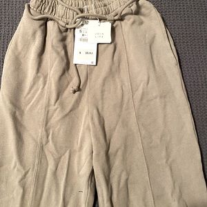 Zara joggers with rope detail at waist